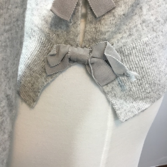 Ted Baker Sakarie Women's Bow Detail Knit Sweater Wool Cashmere Blend Size 0 - Picture 7 of 13